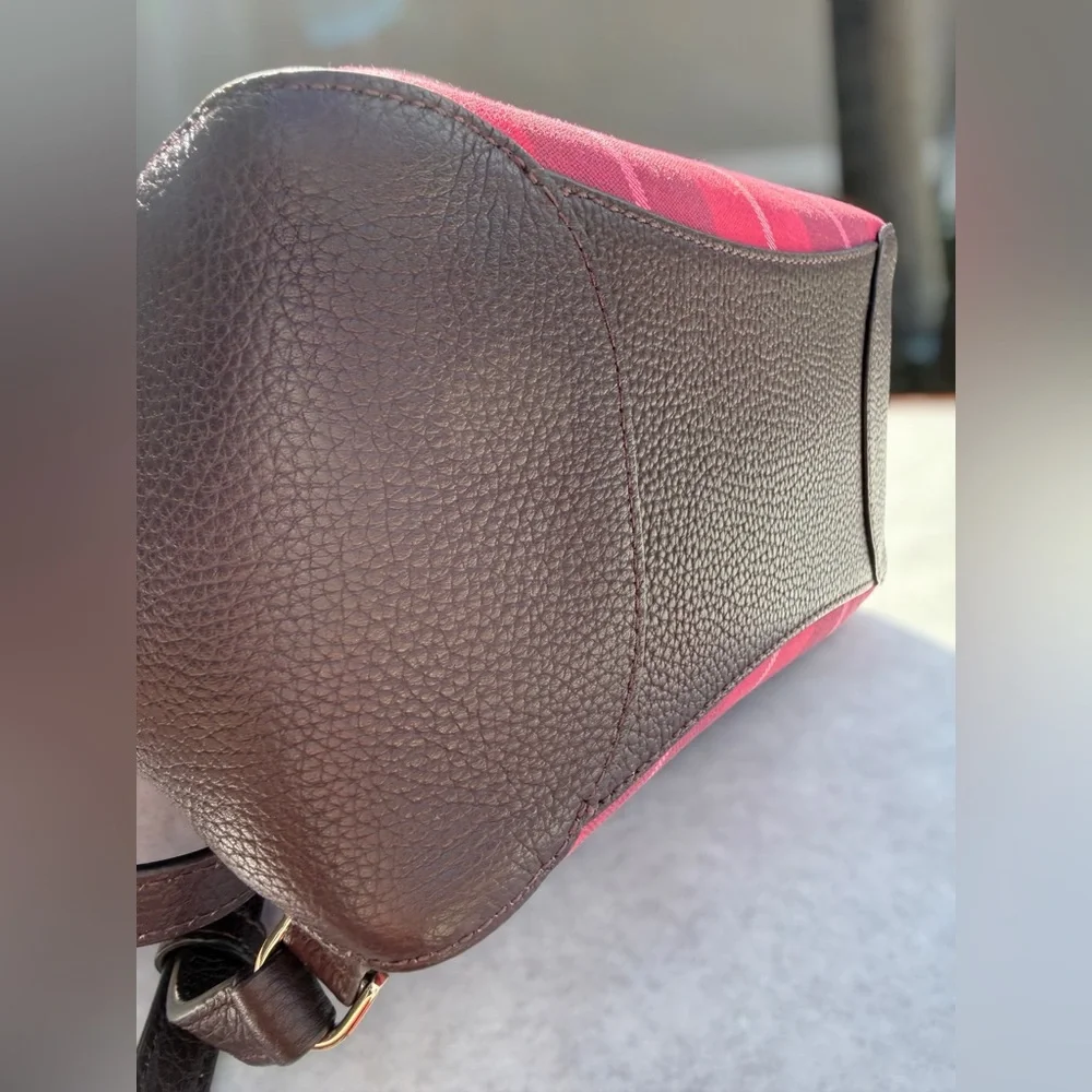 Kate Spade Leila Plaid Medium Flap Backpack - Picture 5 of 10